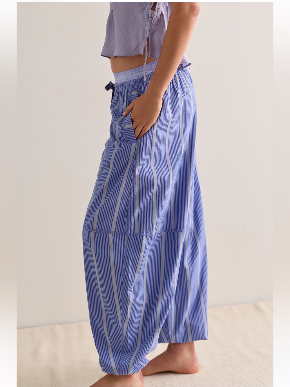 NWOT Free People Over the Moon house pants - Picture 3 of 6